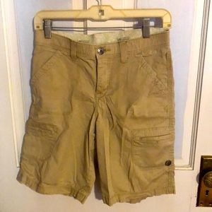 Lee brand women’s shorts. Cargo. Slight stains on back pockets. See photographs